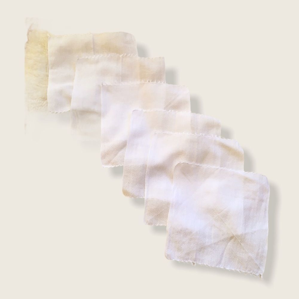 Vintage pre-1960s Set of 6 Handmade Doilies/ Handkerchieves